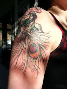 Tattoo by artist tracy lang of ryderville ink bainbridge island